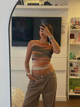 blusa de tule